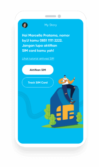 Aktifkan SIM card