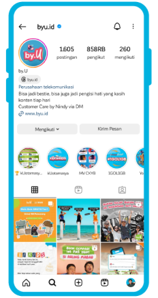 Follow by.U