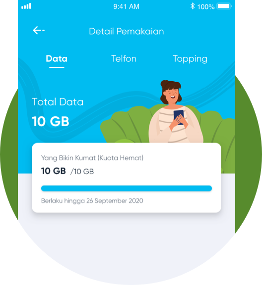 Aktivasi SIM card dan kuota akan langsung aktif Aktivasi SIM card dan kuota akan langsung aktif