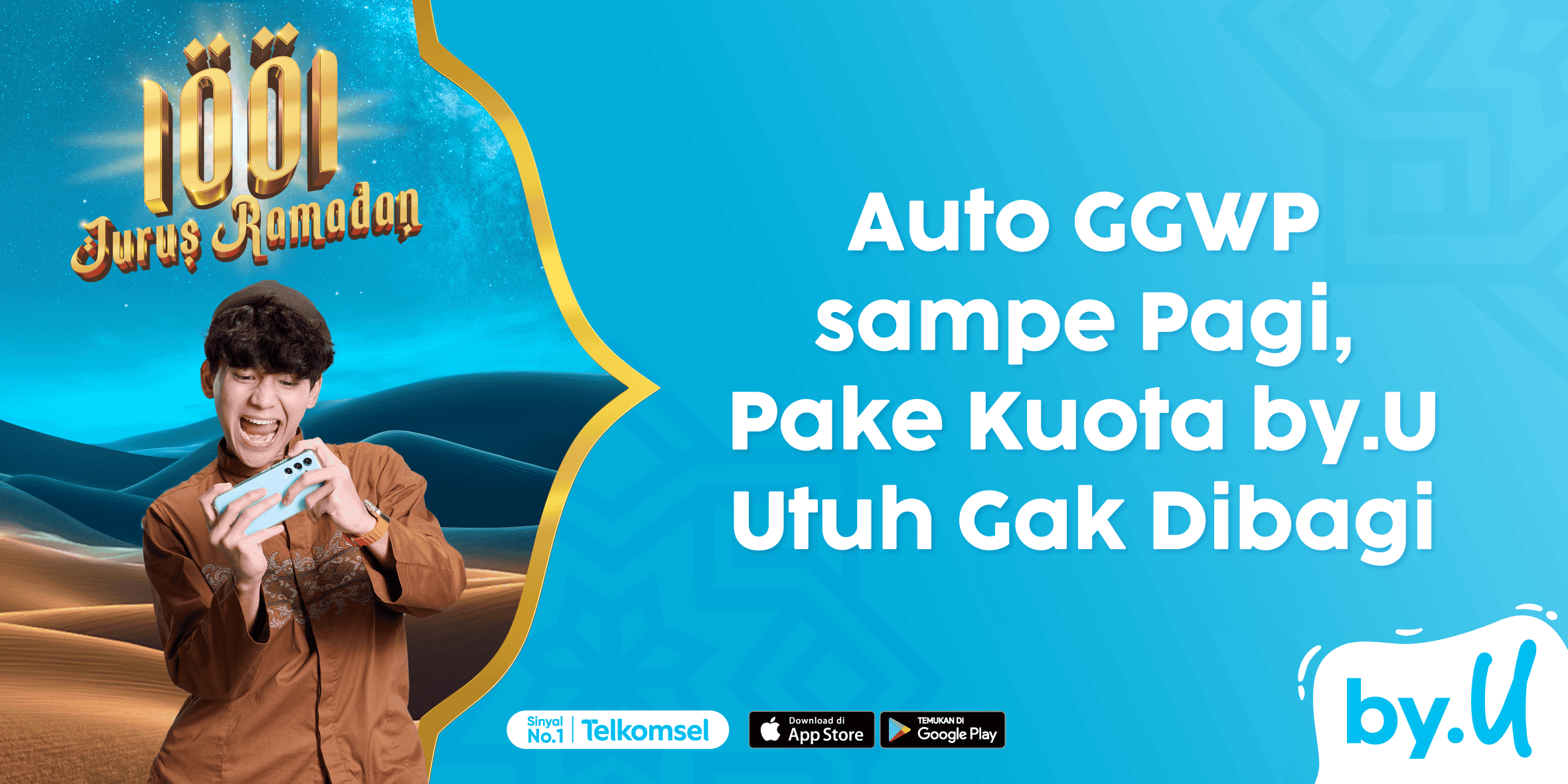 Banner Jurus Lawan Ajakan Batal Pake Paket Kuota by.U Utuh Gak Dibagi-bagi