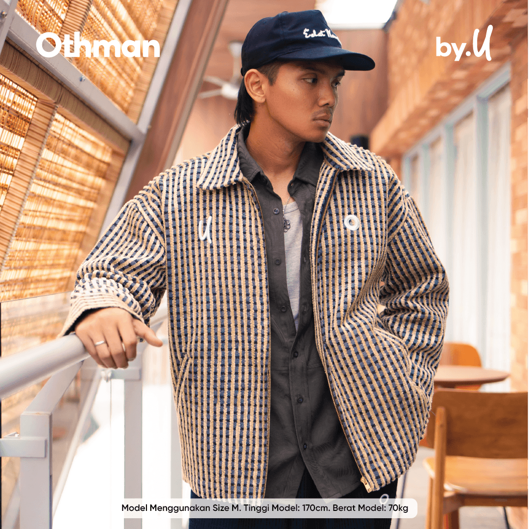 Othman Rustic Stripted Jacket For U foto