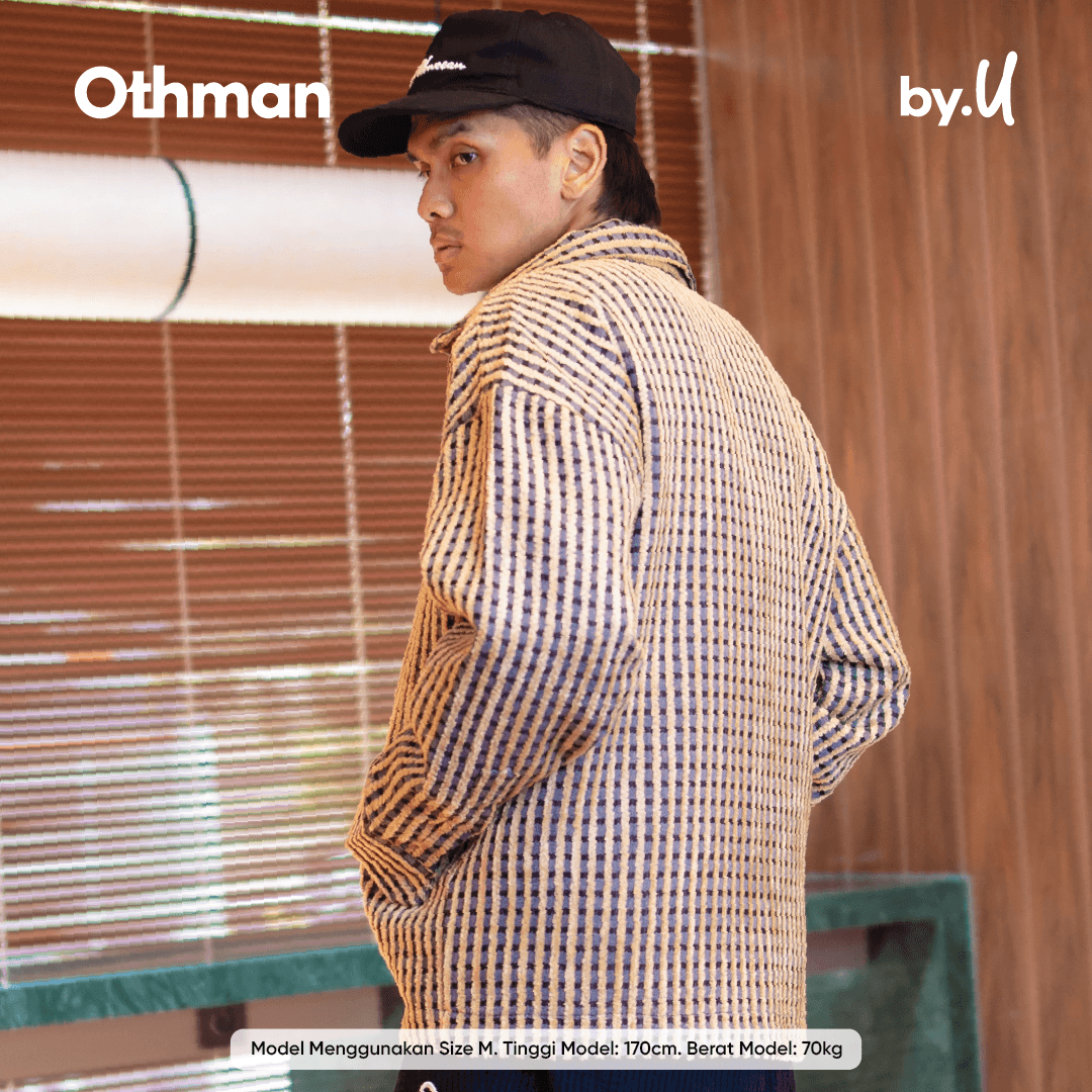 Othman Rustic Stripted Jacket For U foto