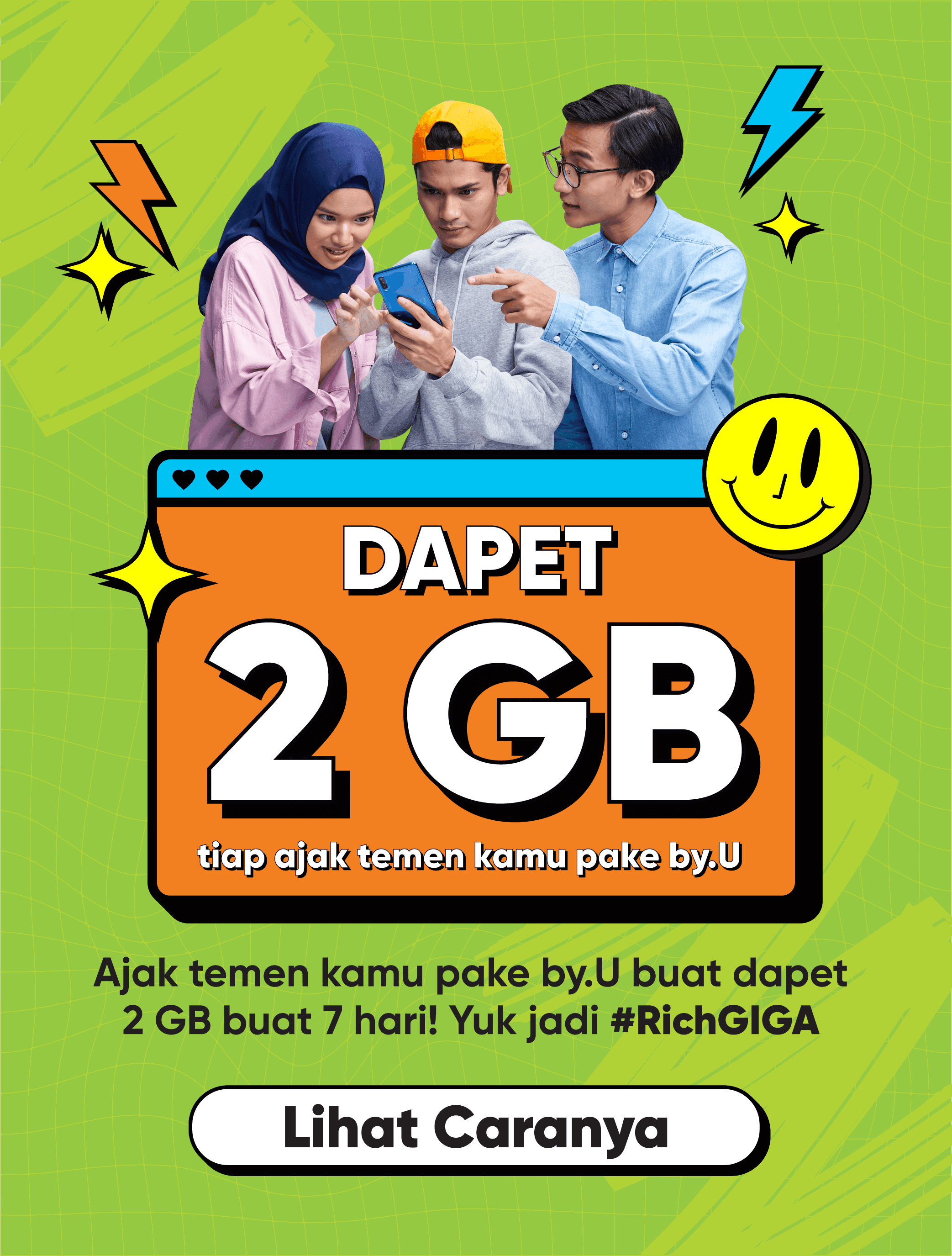 Kiri - Pake by.U, Kartu Internet Serba Digital