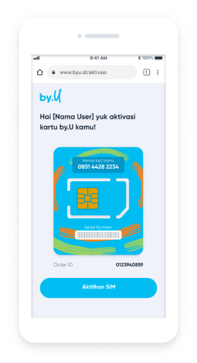 Aktifkan SIM card